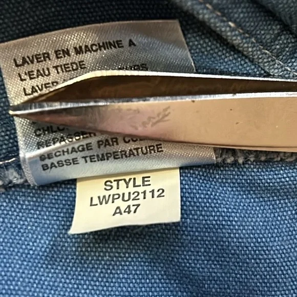 VTG Liz Claiborne Tropical Denim Skirt 2 Petite - Picture 11 of 11